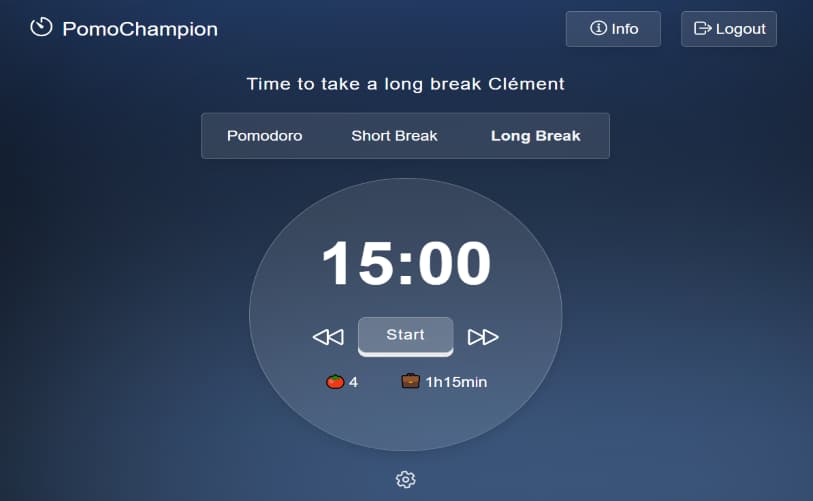 a picture of a pomodoro project